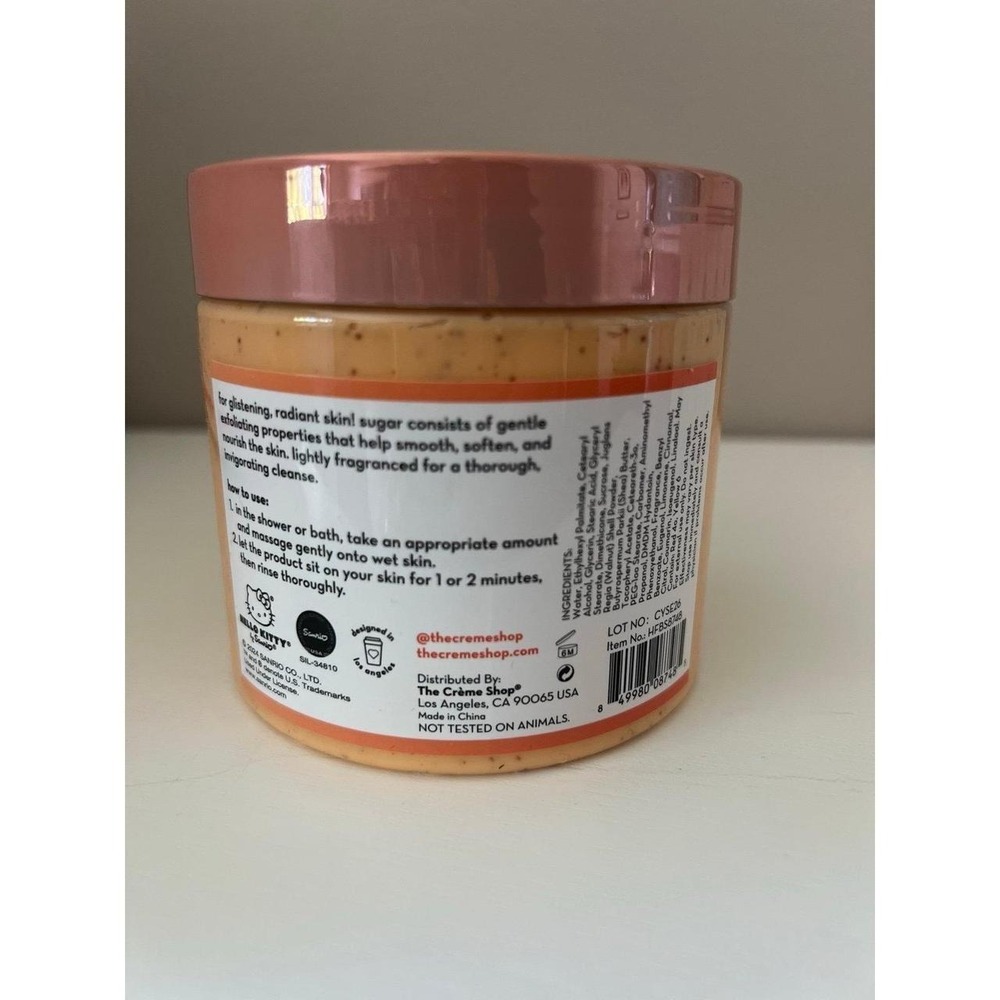 The Crème Shop x Hello Kitty 2-in-1 Fusion Body Scrub and Face Towel NEW - Picture 3 of 4